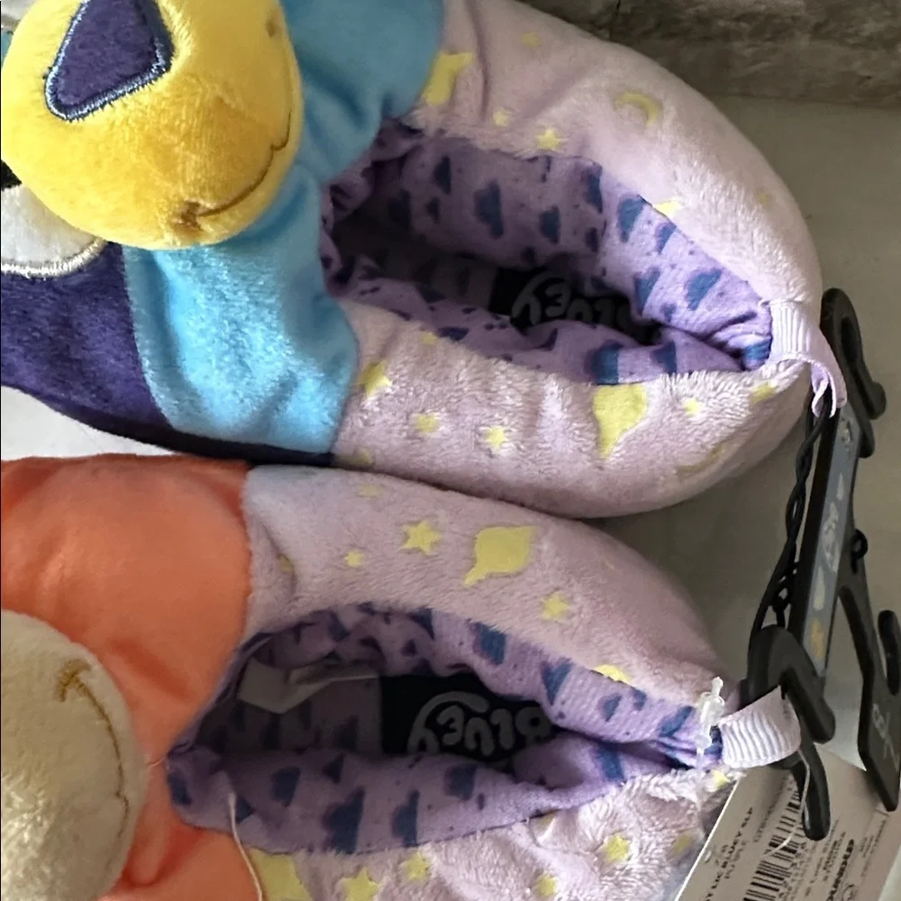 Bluey Toddler Girl Glow in The Dark Slipper 7-8